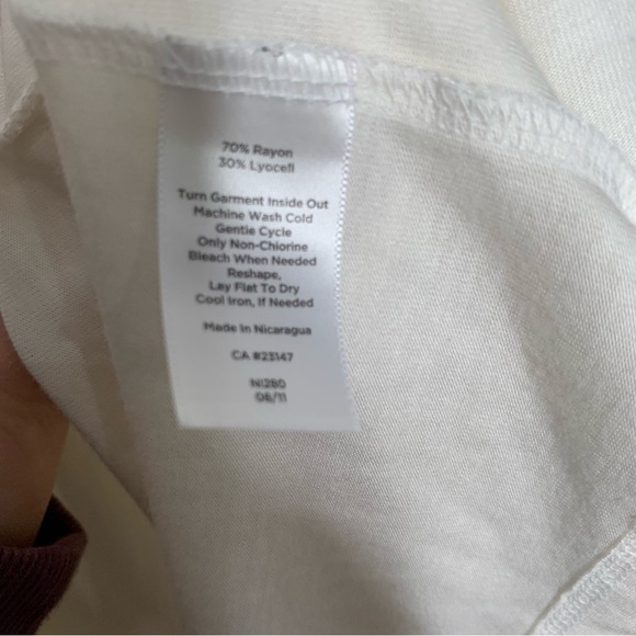 New Talbots womens open front Blouse Cream XSmall L/S BNWT - Picture 5 of 5